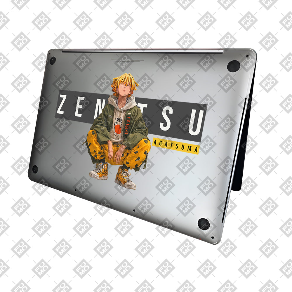 Transparent Zenitsu Agatsuma MacBook Neo 13 Laptop Skin