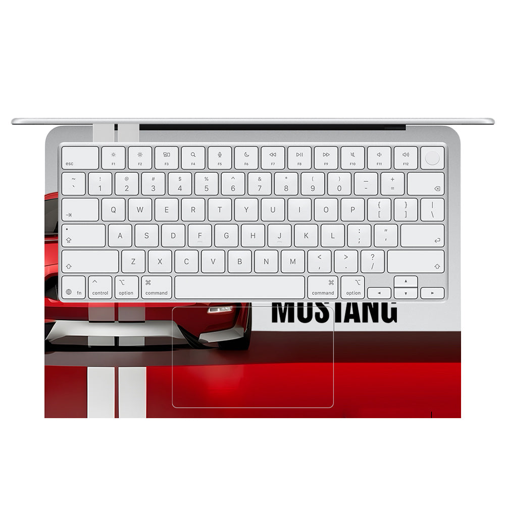 Transparent Mustang Power MacBook Neo 13 Laptop Skin