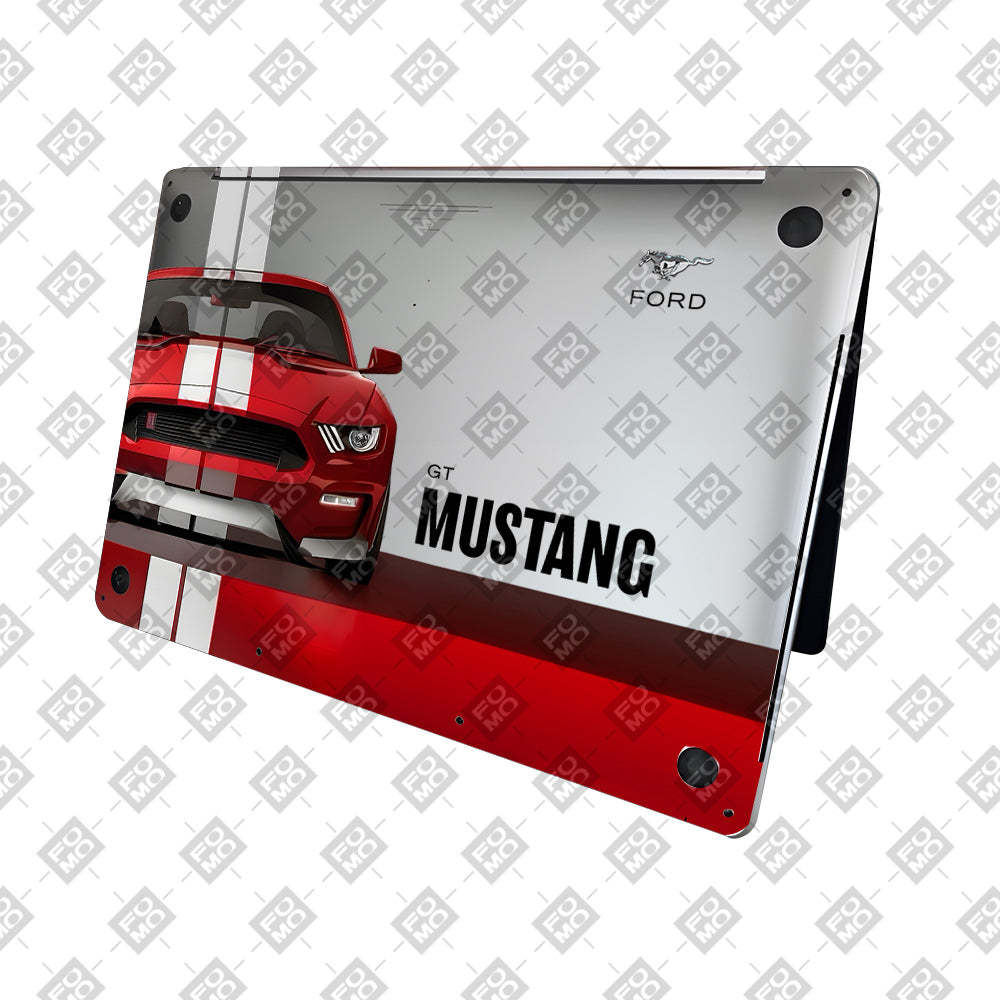 Transparent Mustang Power MacBook Neo 13 Laptop Skin