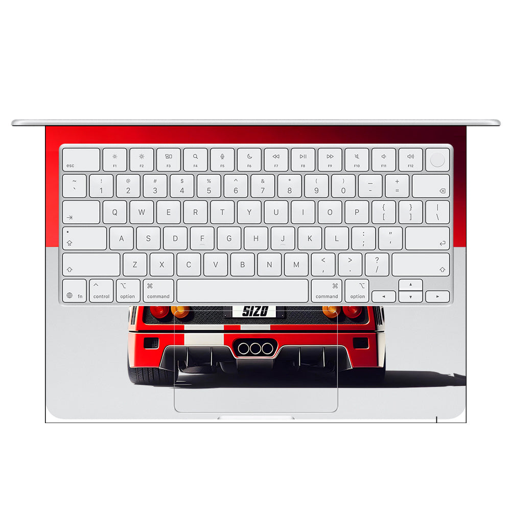 Transparent Ferrari F40 MacBook Neo 13 Laptop Skin