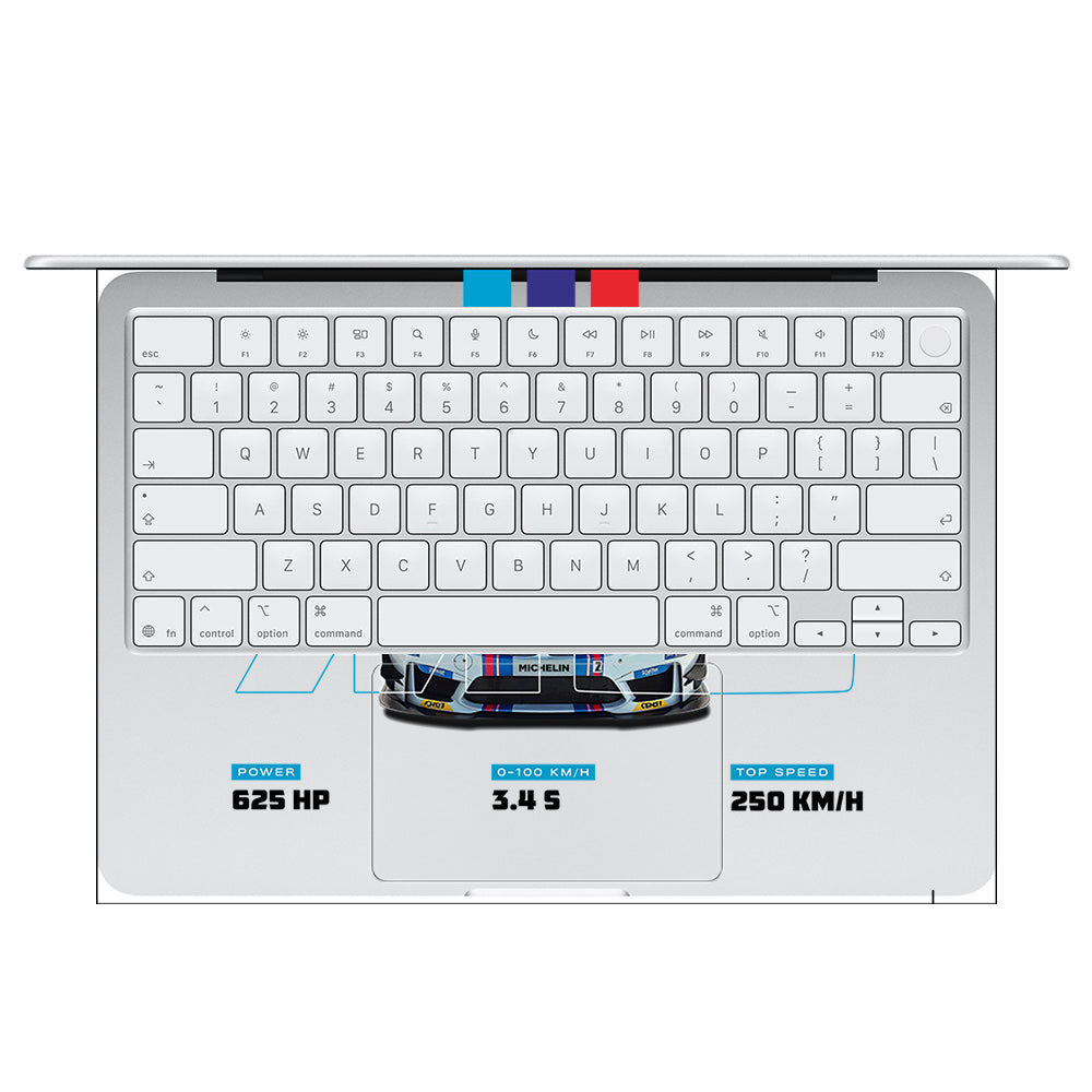 Transparent BMW M5 MacBook Neo 13 Laptop Skin