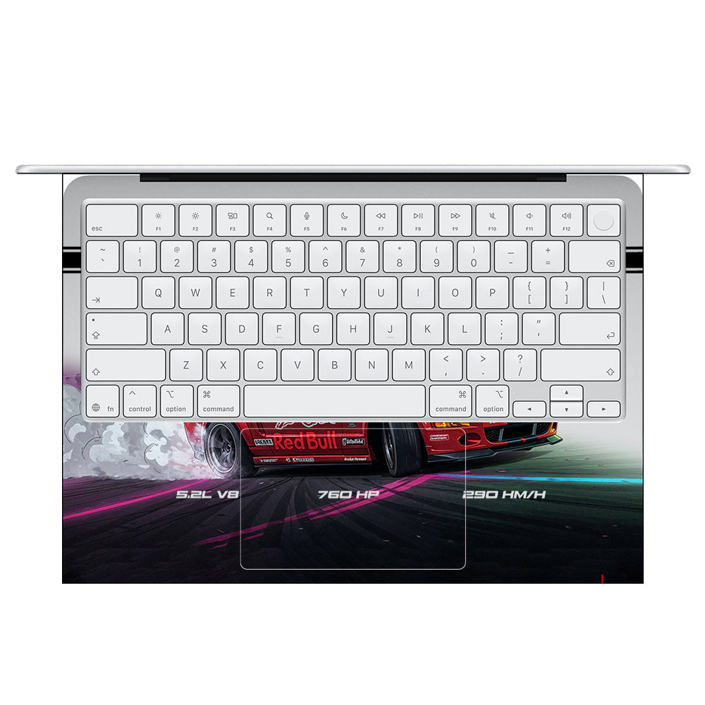 Transparent Shelby GT500 Red Bull Venom MacBook Neo 13 Laptop Skin