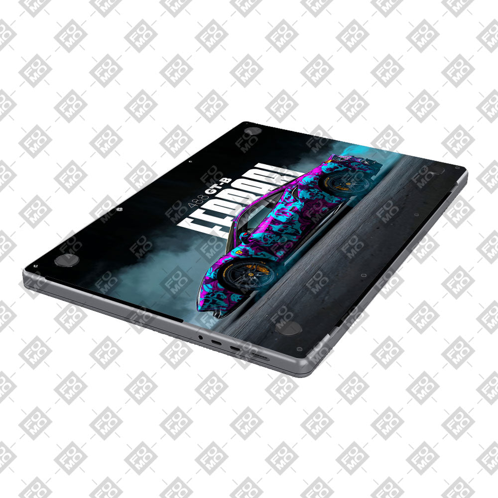 Psycho Drive Ferrari 488 MacBook Pro 13 Intel 2020 Laptop Skin