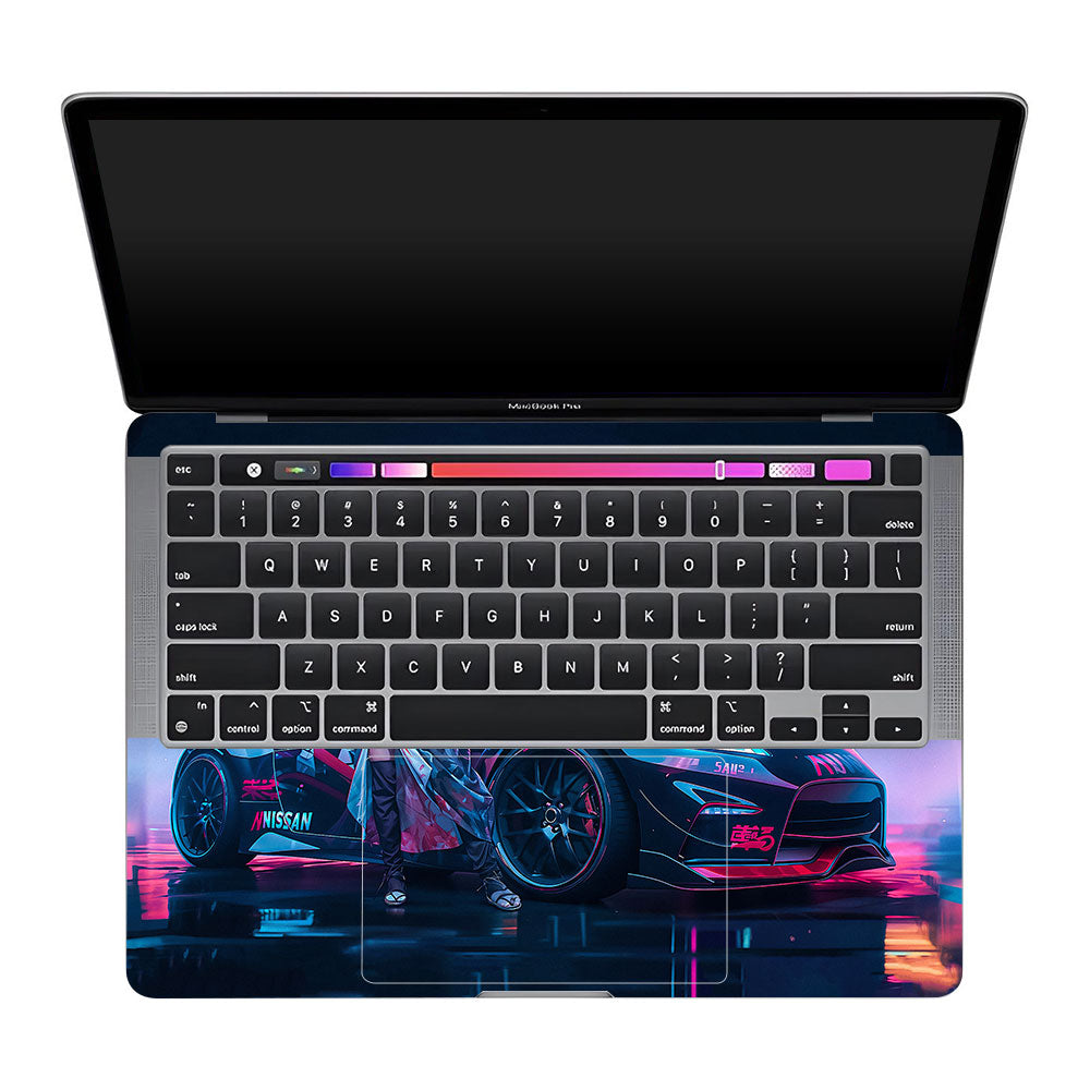 Neon Bloom Nezuko Racer MacBook Pro 13 M1 2020 Laptop Skin