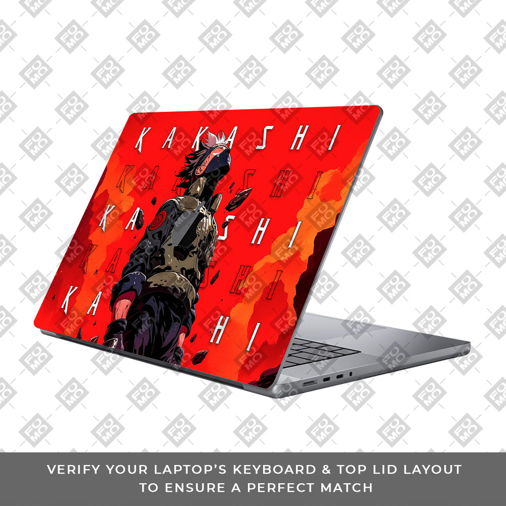 Kakashi Hatake Inferno MacBook Pro 13 M1 2020 Laptop Skin