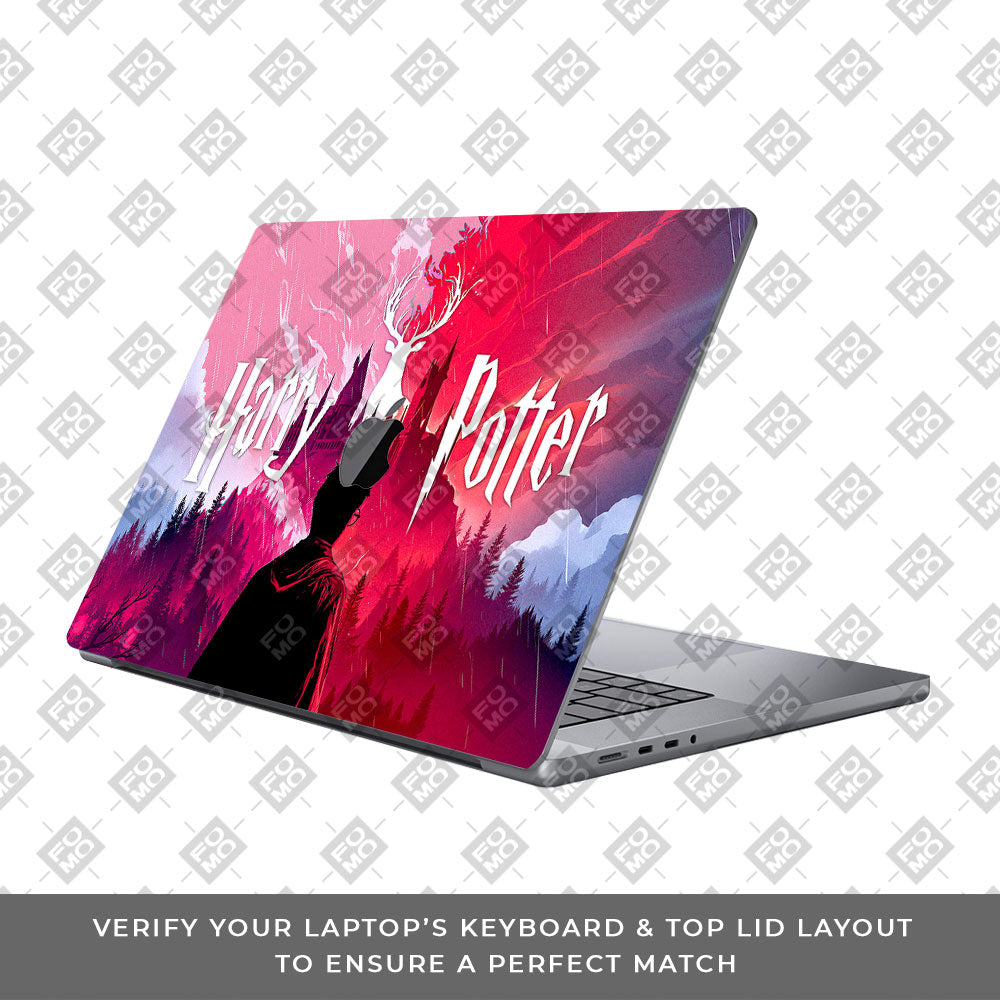 Harry Potter Magical Hogwarts MacBook Pro 14 M1, M2, M3, M4 2021-2024 Laptop Skin