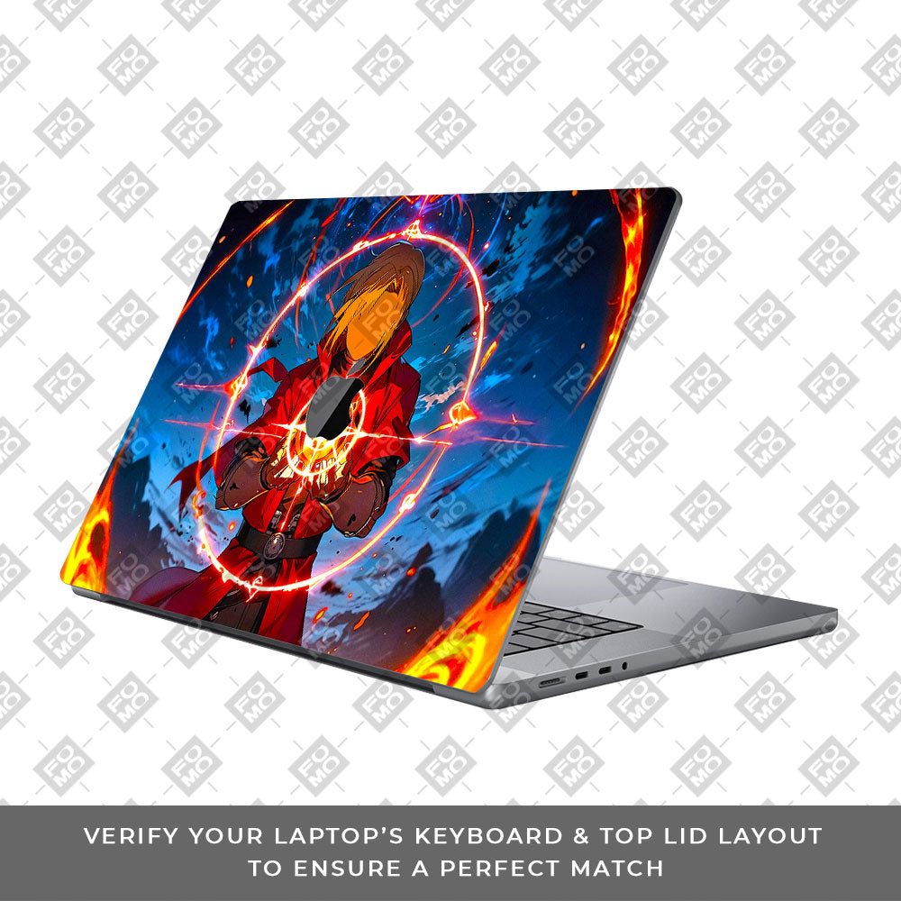 Edward Elric Fullmetal Alchemist MacBook Pro 16 M1, M2, M3, M4 2021-2024 Laptop Skin