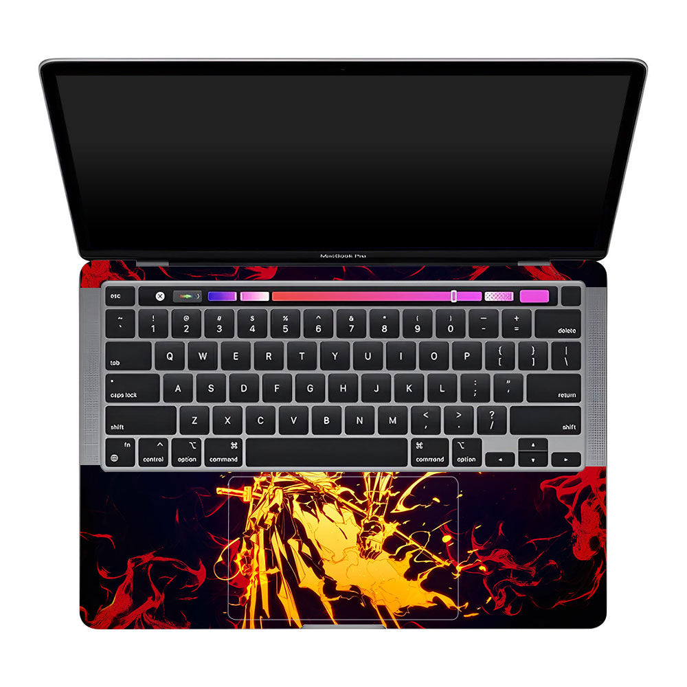 Bleach Ichigo Bankai Form MacBook Pro 13 M1 2020 Laptop Skin