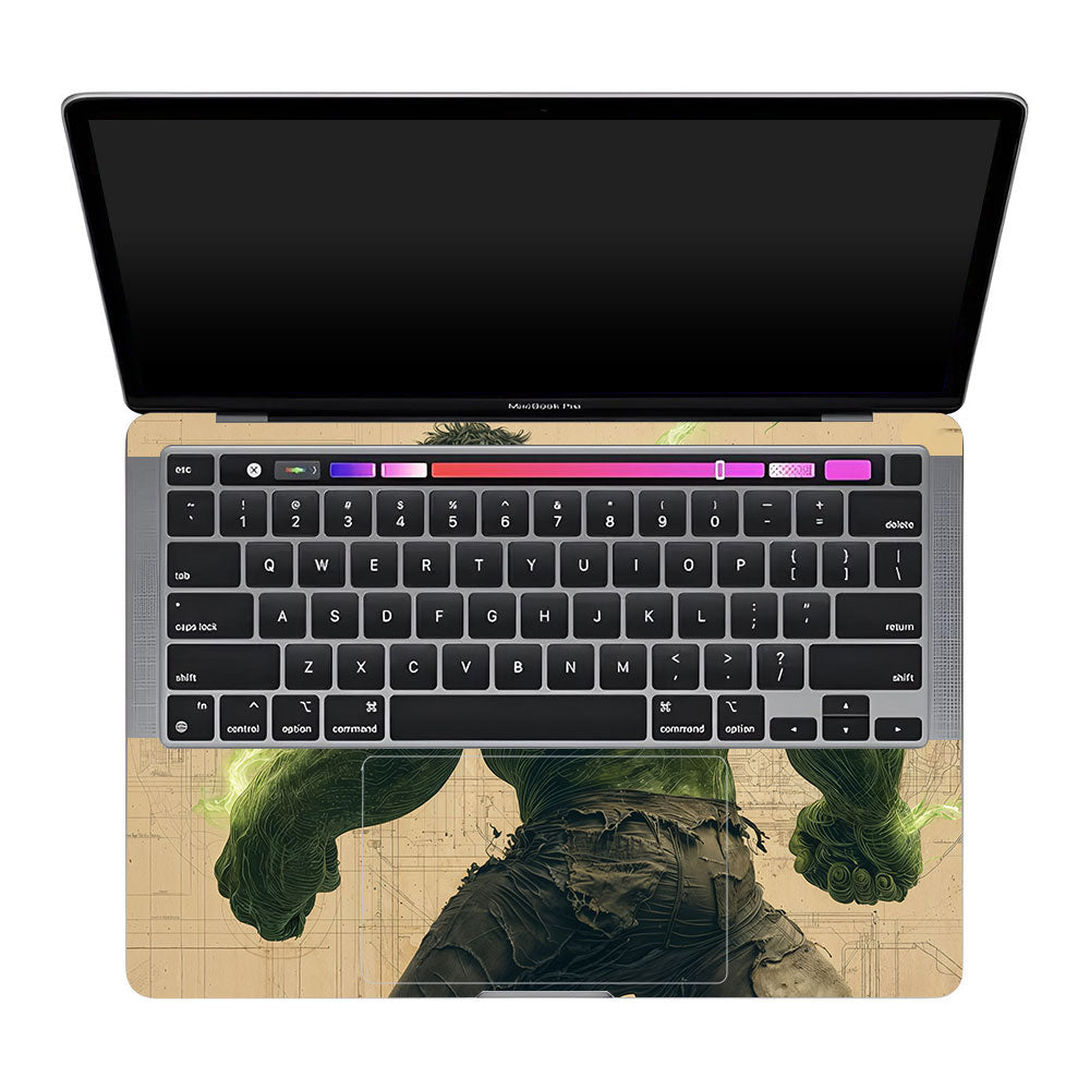 Hulk Unleashed MacBook Pro 13 M1 2020 Laptop Skin