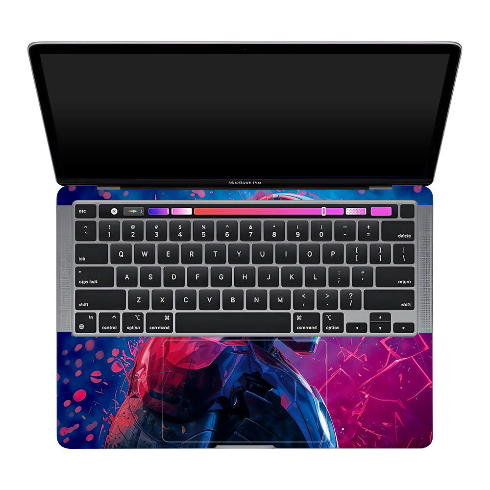 Iron Man Neon Tech MacBook Pro 13 M2 2022 Laptop Skin
