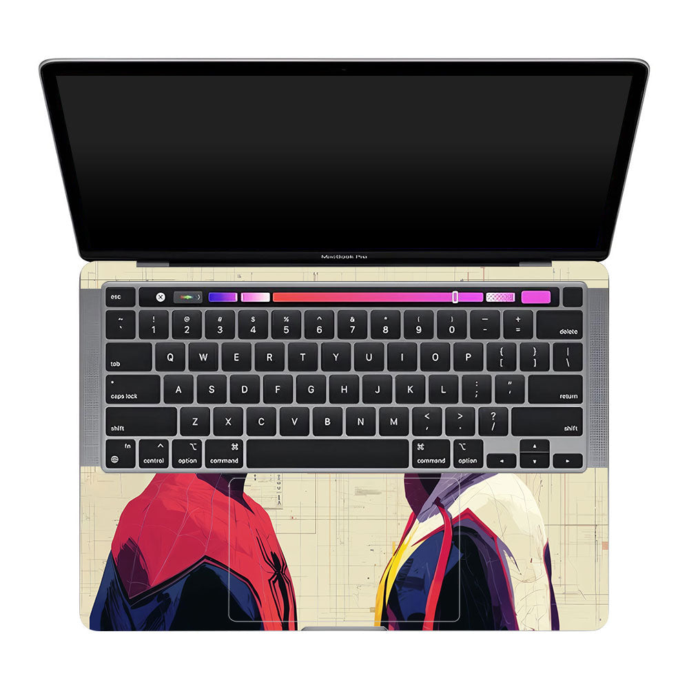 Spider Man X Spider Gwen MacBook Pro 13 M1 2020 Laptop Skin