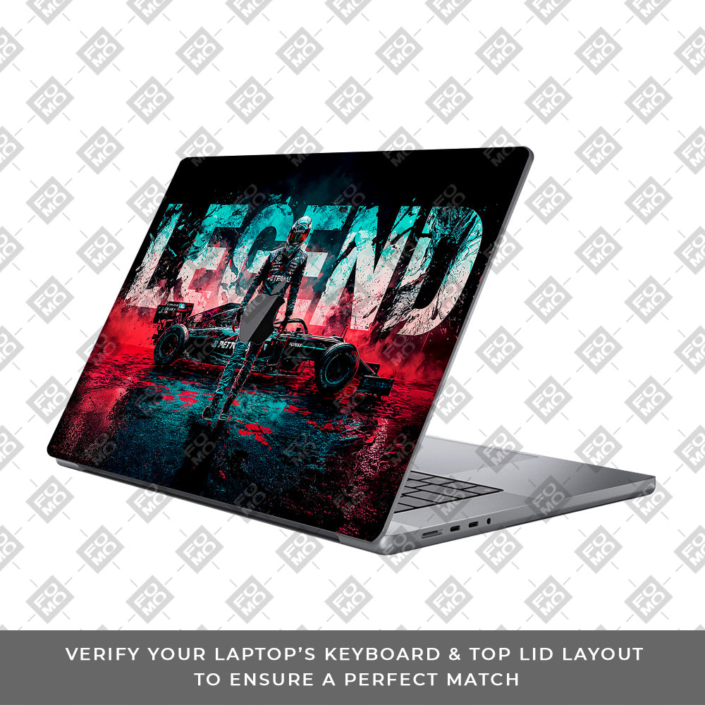 F1 Legend Racer MacBook Pro 13 M1 2020 Laptop Skin