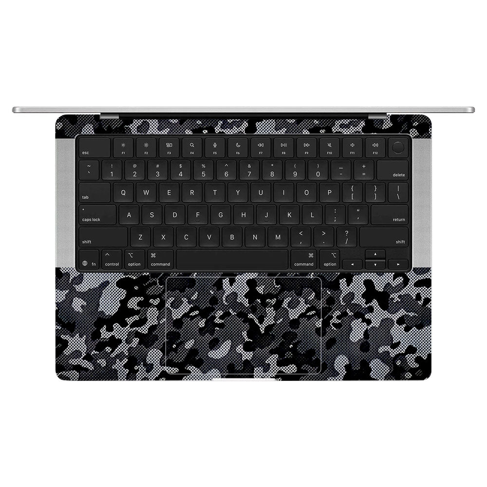 Stealth Grey Camo MacBook Pro 14 M5 Pro/Max 2026 Laptop Skin