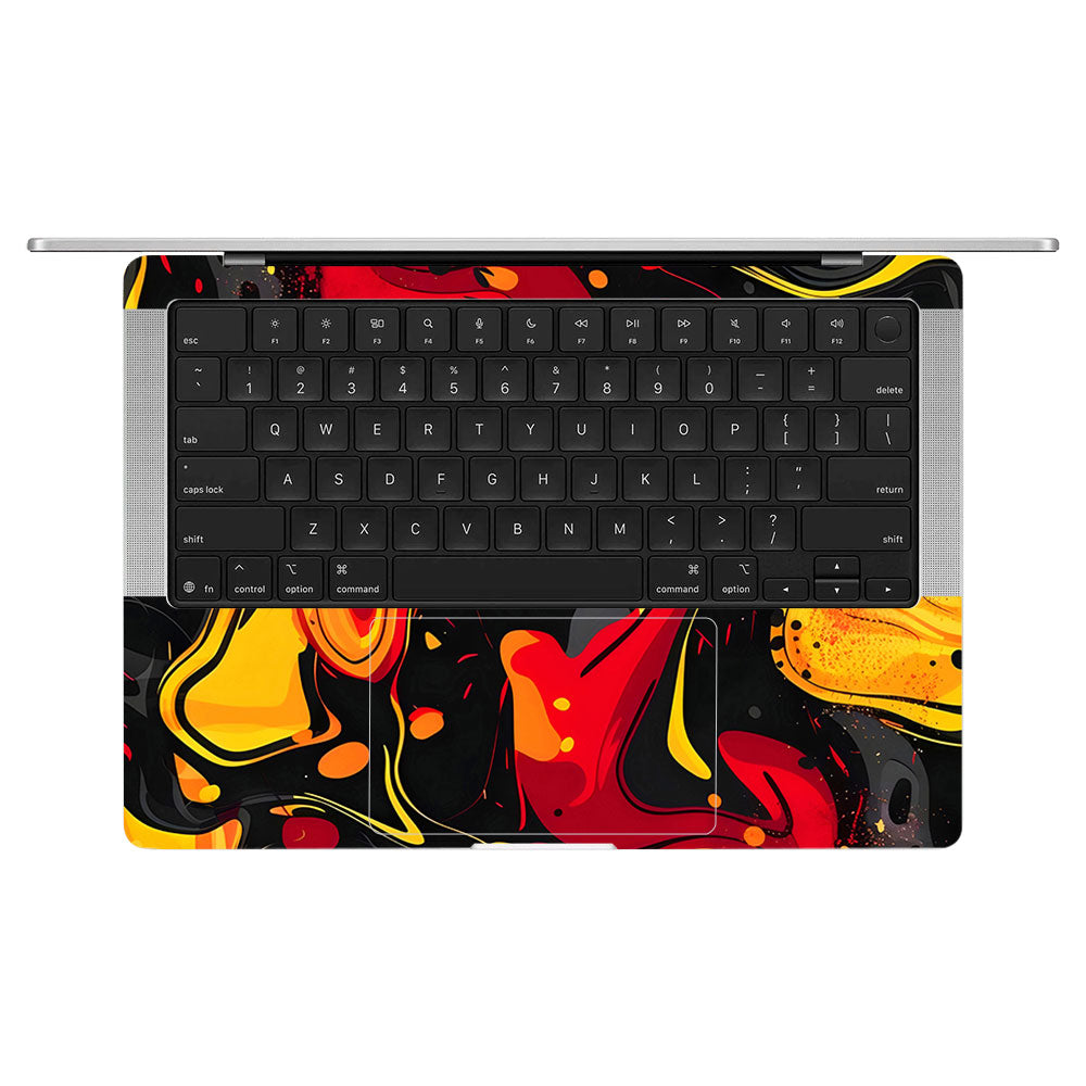 Lava Burst MacBook Pro 14 M5 Pro/Max 2026 Laptop Skin
