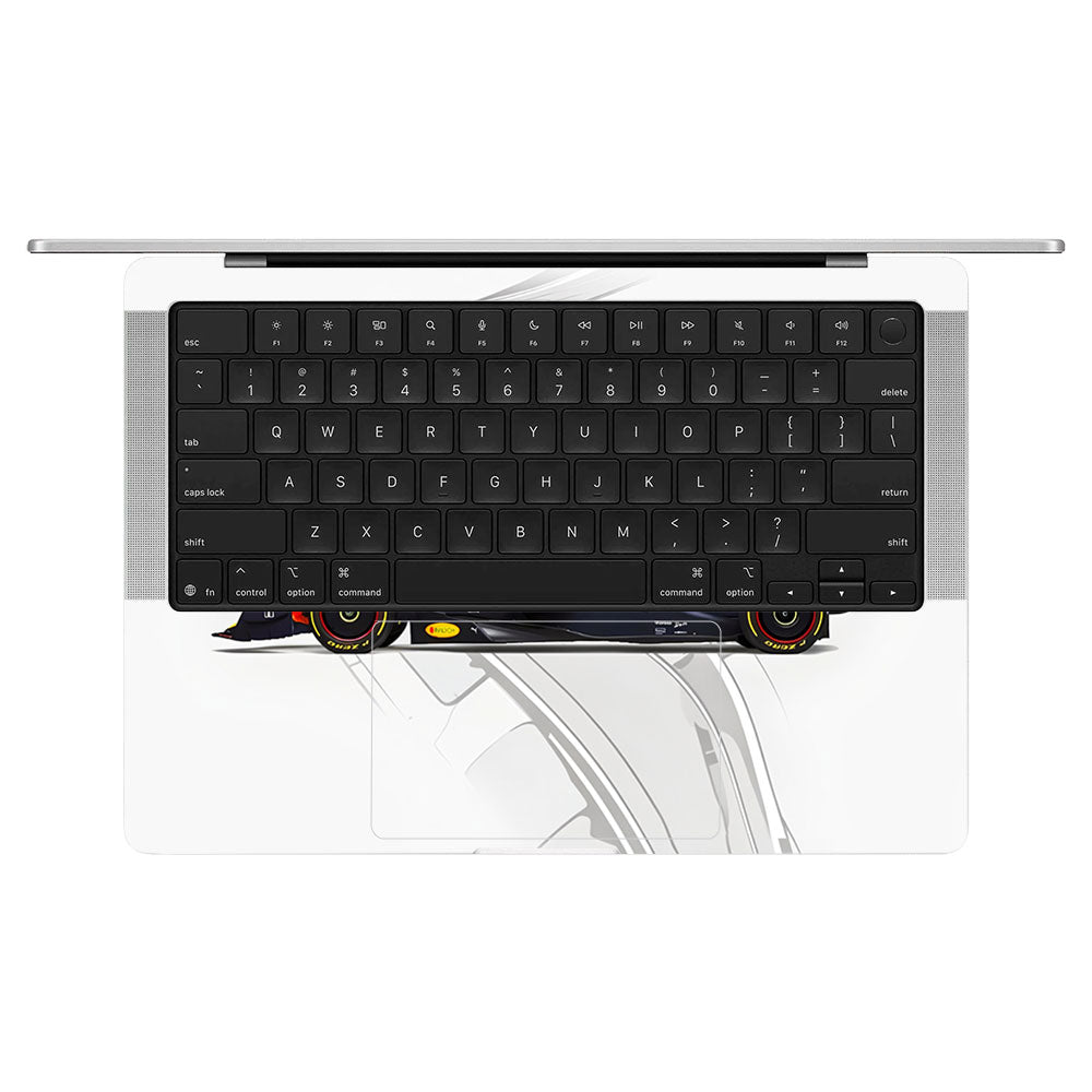 Red Bull Racing in Action MacBook Pro 14 M5 2025 Laptop Skin