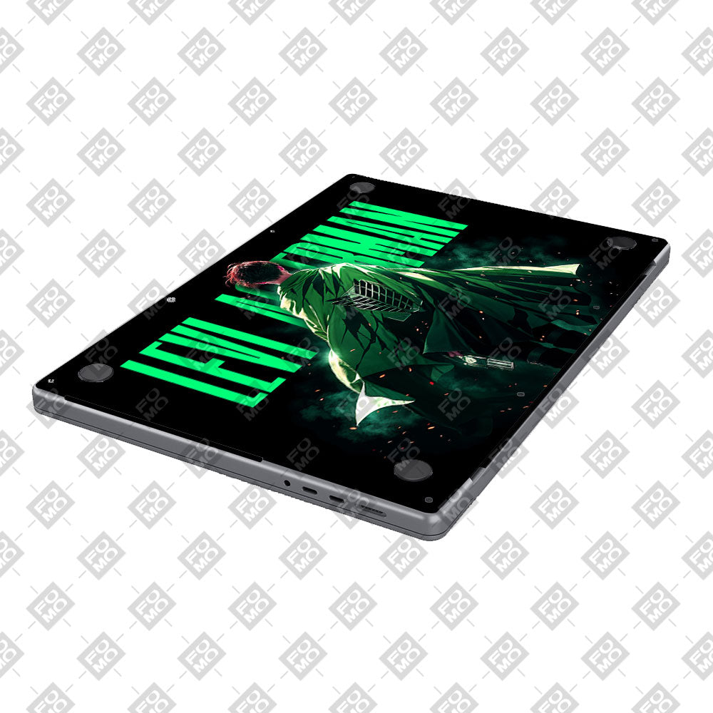 Levi Ackerman Stance MacBook Pro 14 M5 Pro/Max 2026 Laptop Skin