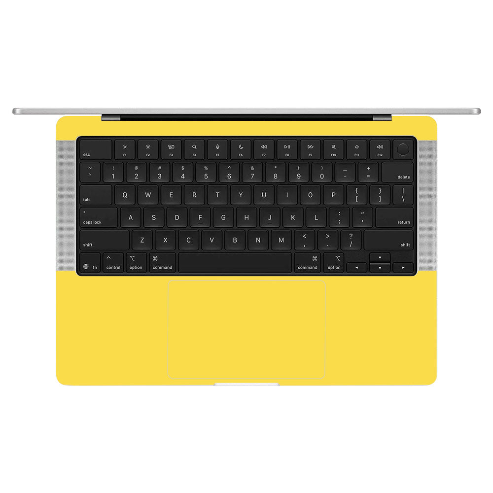 Textured Yellow MacBook Pro 14 M5 Pro/Max 2026 Laptop Skin
