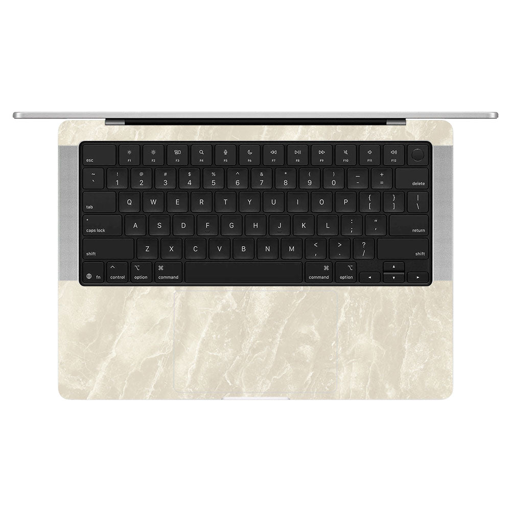 Textured Marble MacBook Pro 14 M5 2025 Laptop Skin