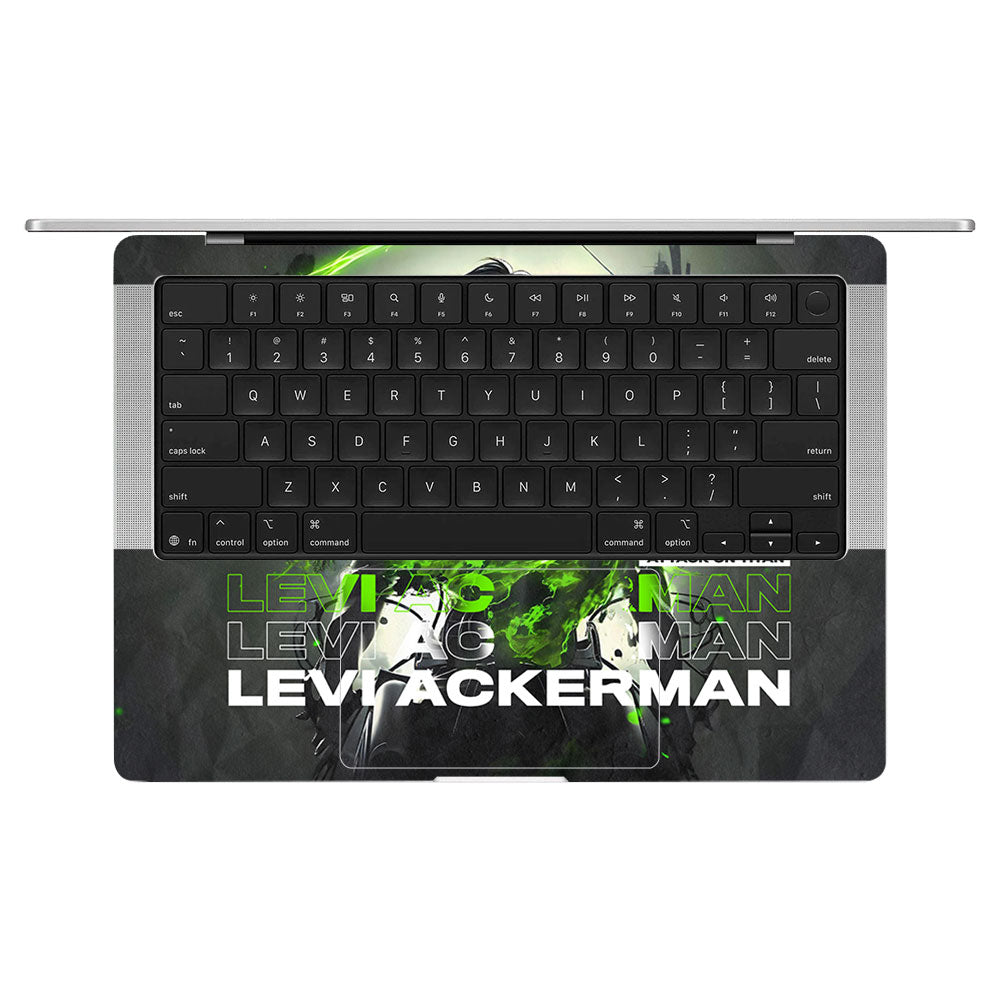 Levi Ackerman  Fury MacBook Pro 14 M5 2025 Laptop Skin