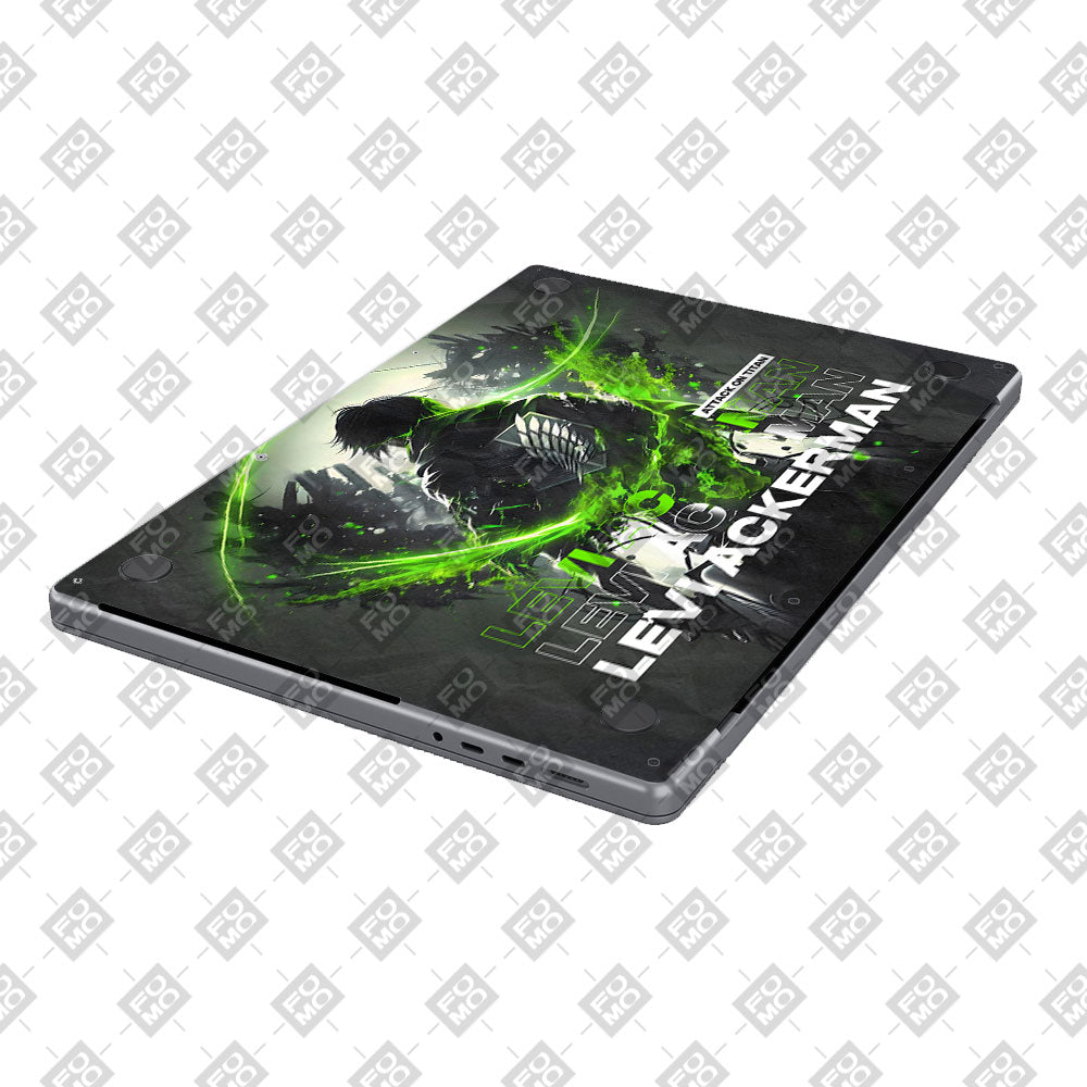 Levi Ackerman  Fury MacBook Pro 14 M5 2025 Laptop Skin