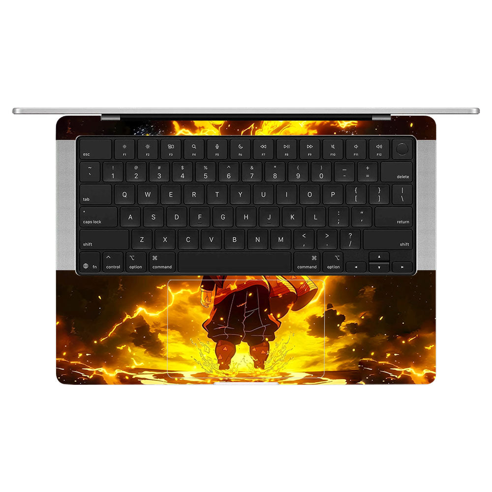 Zenitsu Lightning Strike MacBook Pro 14 M5 2025 Laptop Skin