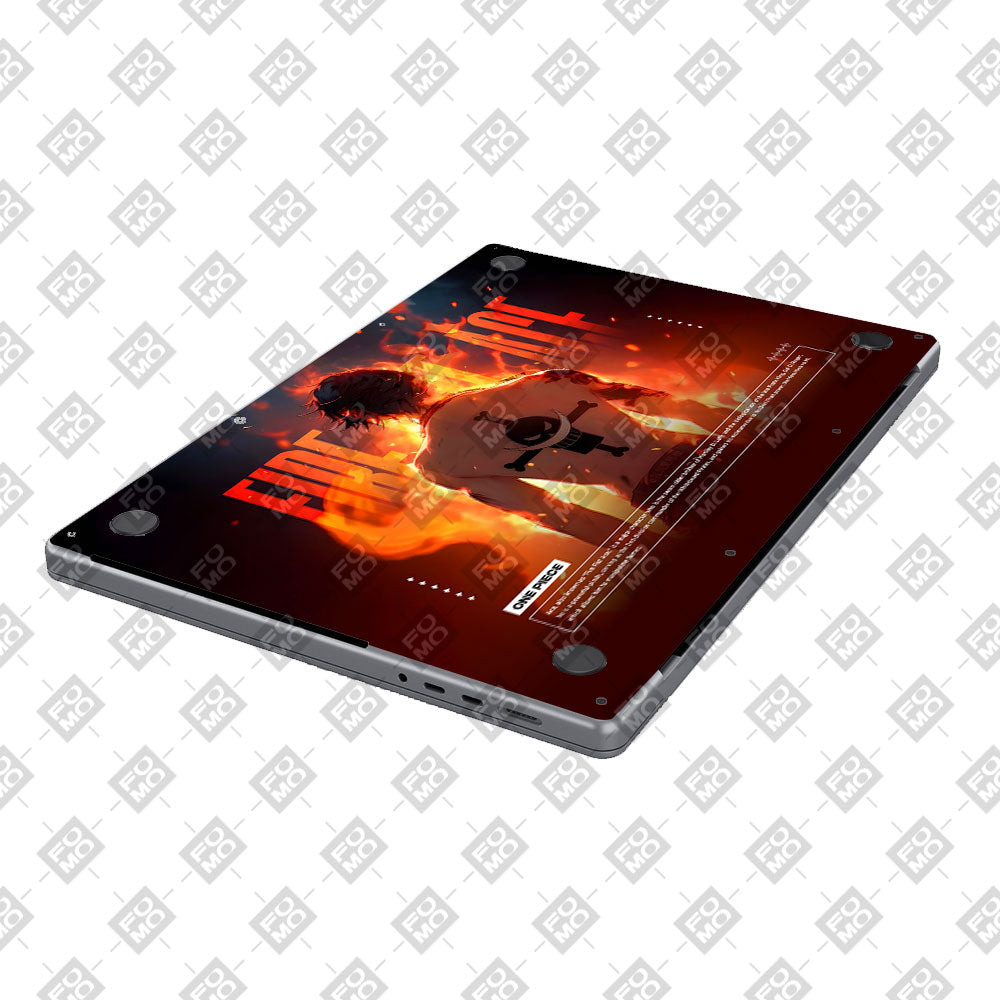 Fire Fist Ace MacBook Pro 14 M5 2025 Laptop Skin
