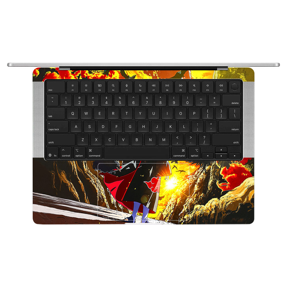 Itachi with Flock of Crows MacBook Pro 14 M5 2025 Laptop Skin