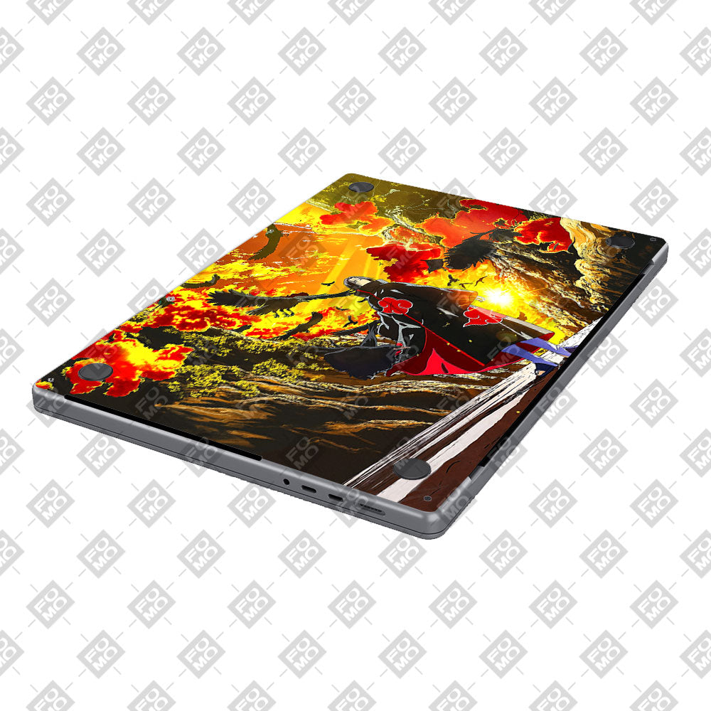 Itachi with Flock of Crows MacBook Pro 14 M5 2025 Laptop Skin