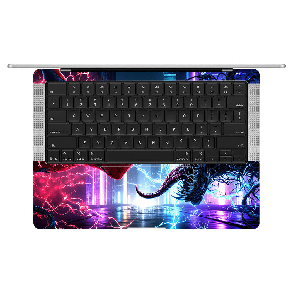 Spiderman vs Venom Showdown MacBook Pro 14 M5 Pro/Max 2026 Laptop Skin