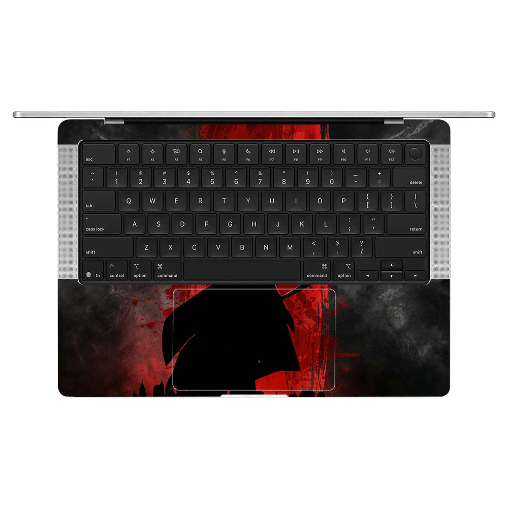 Loki Silhouette Red Strike MacBook Pro 14 M5 2025 Laptop Skin
