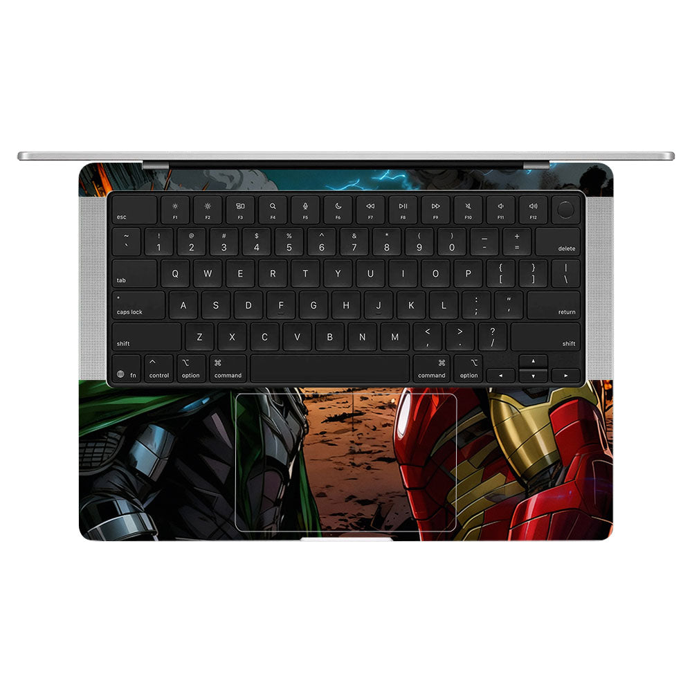 Iron Man vs Doom MacBook Pro 14 M5 Pro/Max 2026 Laptop Skin