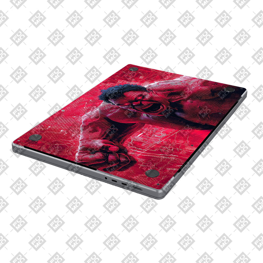 Gamma Rage Red Hulk MacBook Pro 14 M5 2025  Laptop Skin