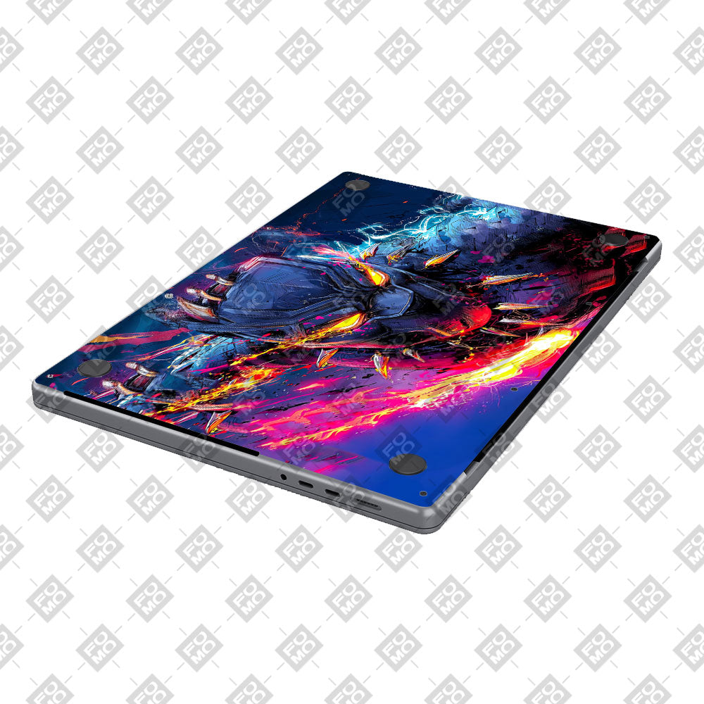 Vibranium Fury Wakandan Charge MacBook Pro 14 M5 2025  Laptop Skin