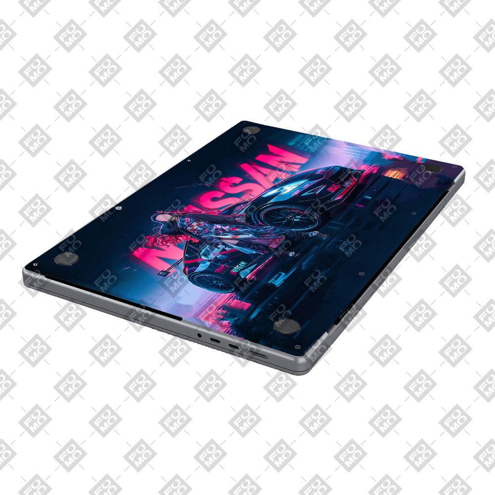 Bloom Nezuko Racer MacBook Pro 14 M5 2025  Laptop Skin