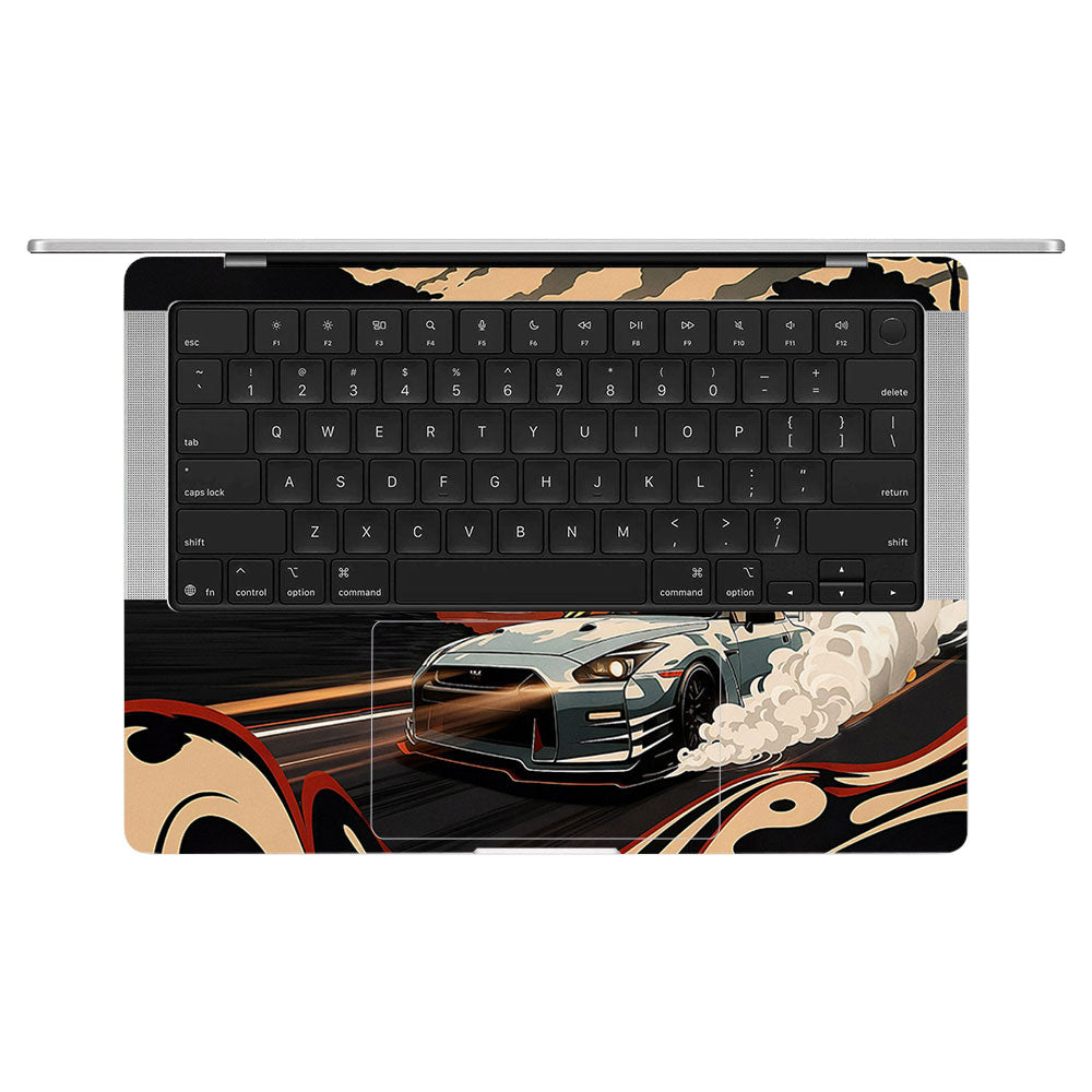 Samurai Rising Sun GTR MacBook Pro 14 M5 Pro/Max 2026  Laptop Skin