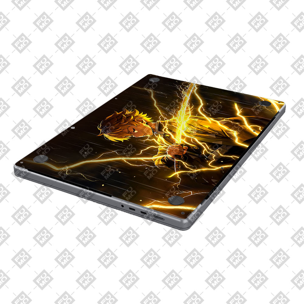 Thunder Soul Lightning Zenitsu MacBook Pro 14 M5 Pro/Max 2026  Laptop Skin
