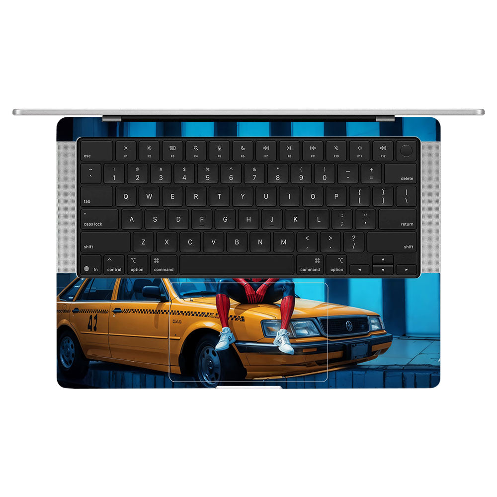Urban Spiderman MacBook Pro 14 M5 2025 Laptop Skin