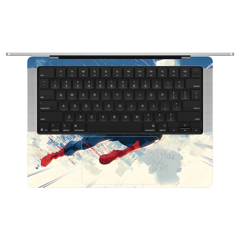 Spiderman Velocity MacBook Pro 14 M5 2025 Laptop Skin