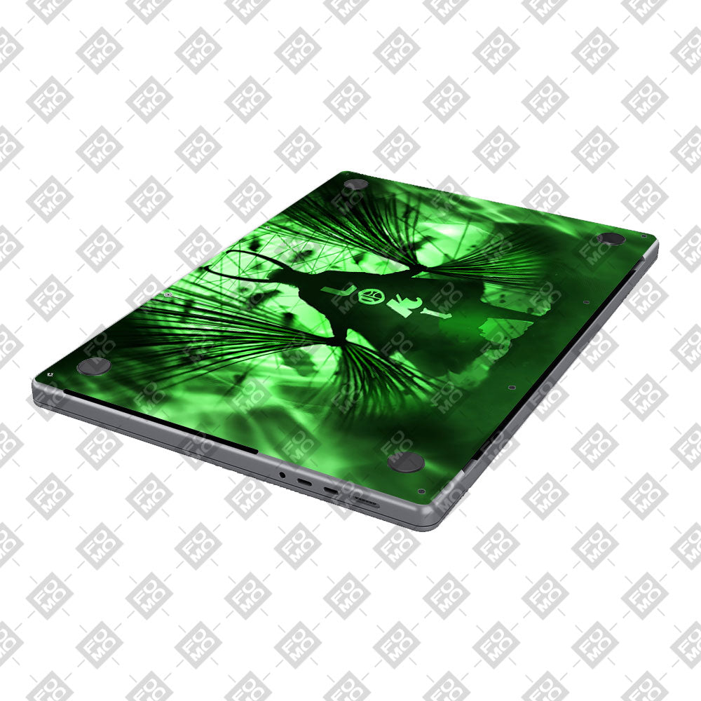 Loki's Green Aura MacBook Pro 14 M5 2025 Laptop Skin