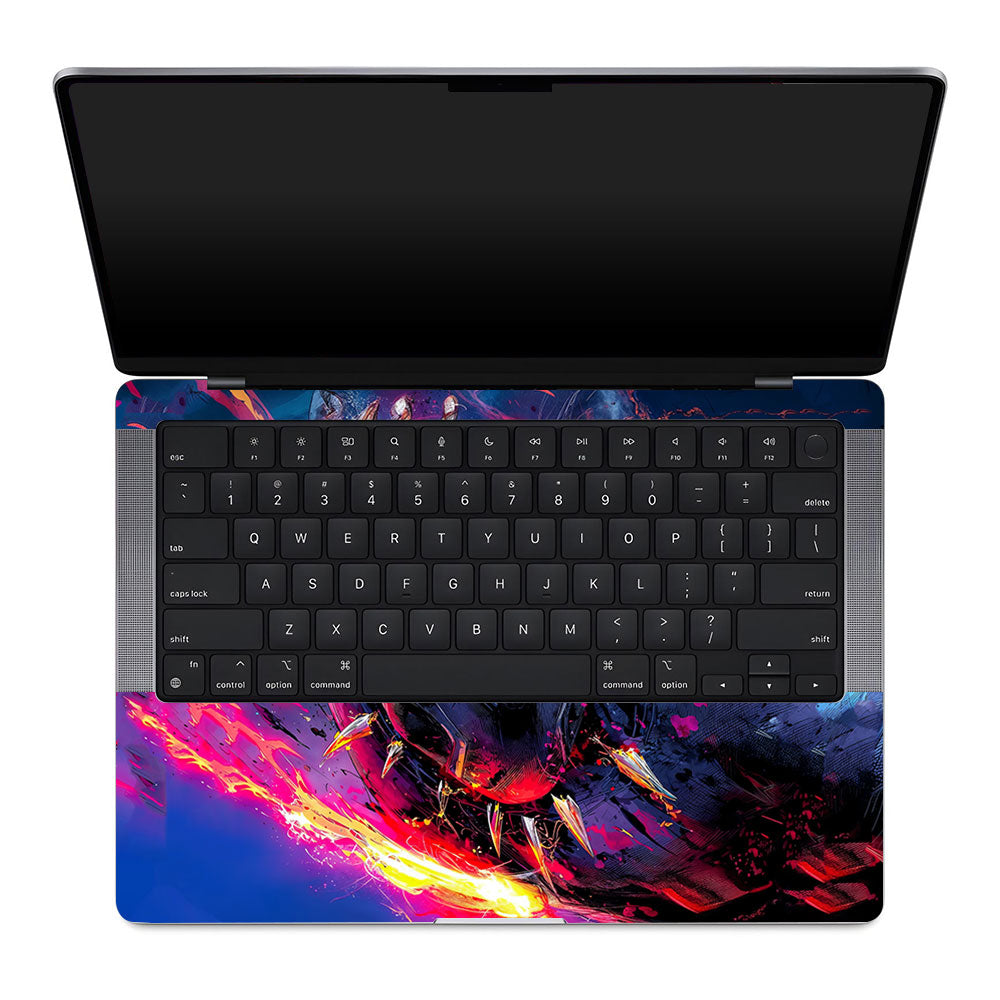 Vibranium Fury Wakandan Charge MacBook Pro 14 M1, M2, M3, M4 2021-2024 Laptop Skin
