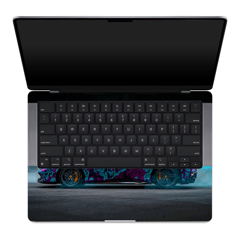 Psycho Drive Ferrari 488 MacBook Pro 14 M1, M2, M3, M4 2021-2024 Laptop Skin