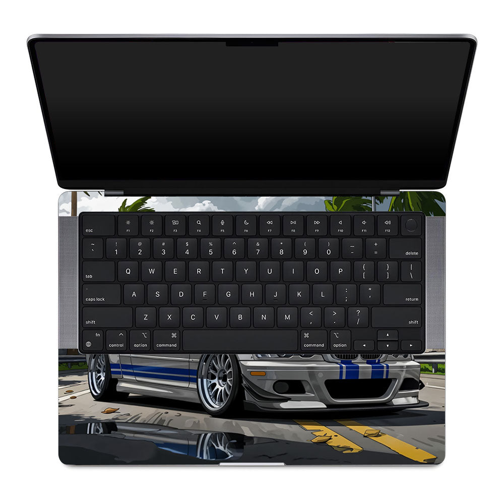 Street Icon BMW E46 Drift Legend MacBook Pro 14 M1, M2, M3, M4 2021-2024 Laptop Skin