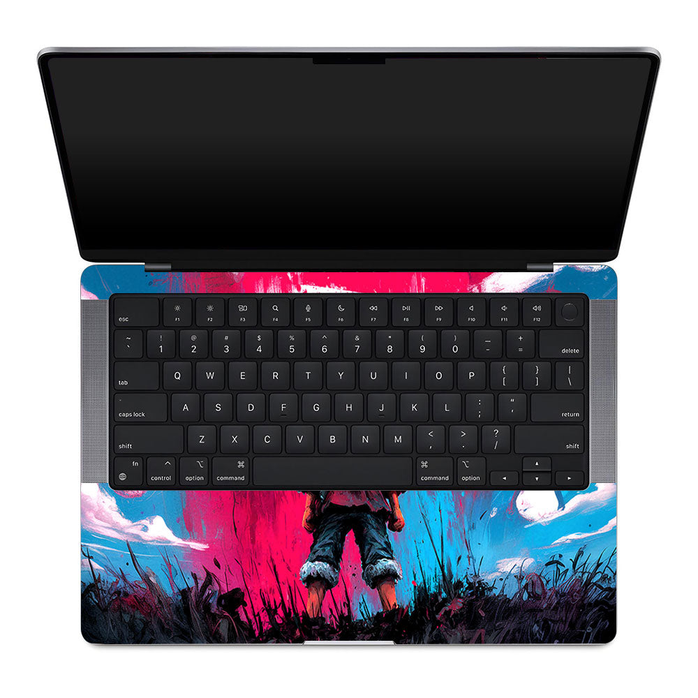 Straw Hat Graffiti One Piece MacBook Pro 14 M1, M2, M3, M4 2021-2024 Laptop Skin