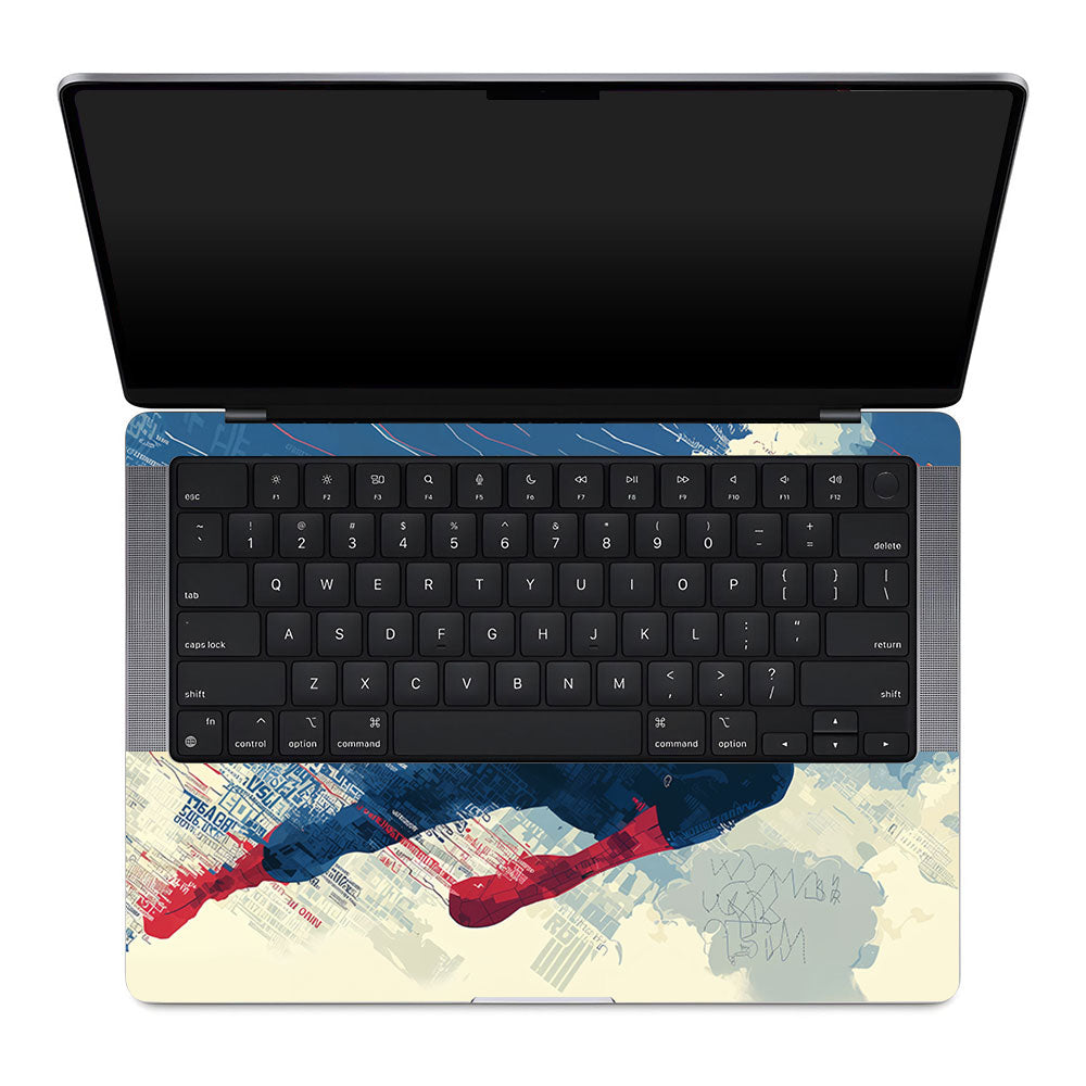 Spiderman Velocity MacBook Pro 14 M1, M2, M3, M4 2021-2024 Laptop Skin