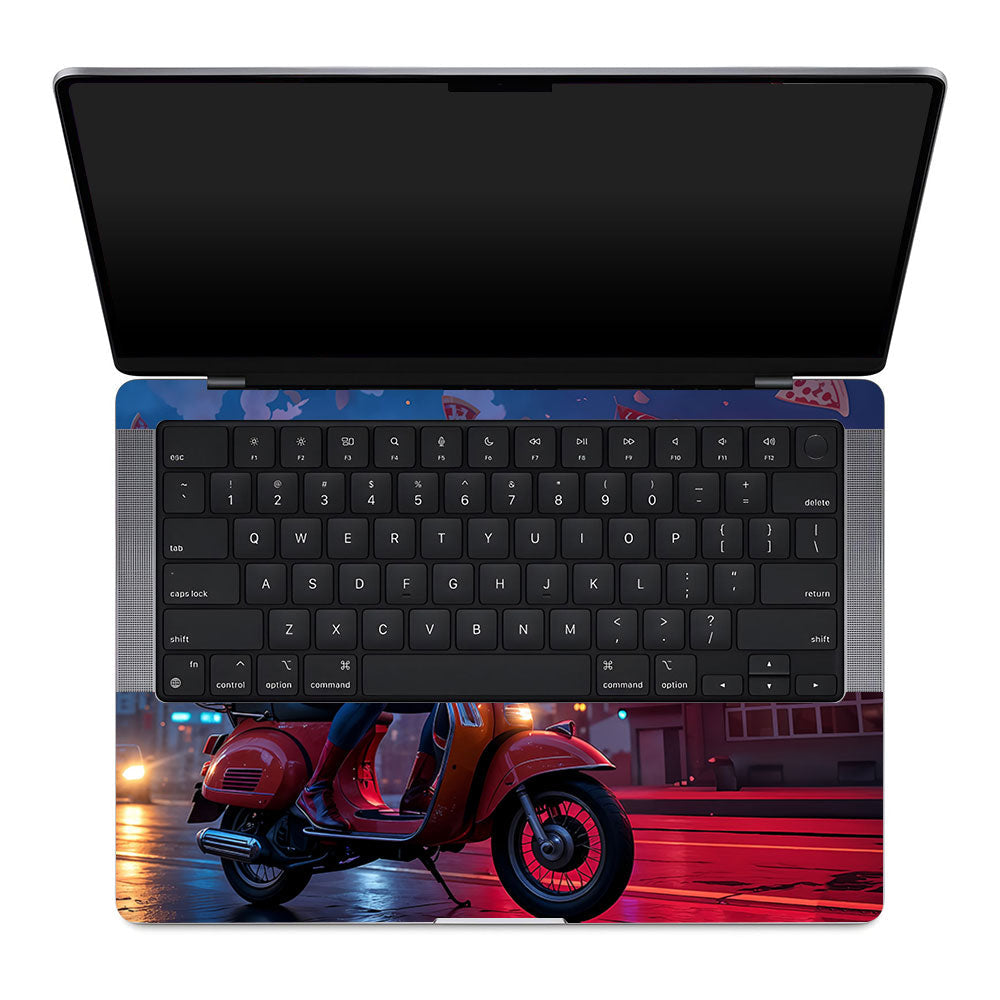 Pizza Spidey MacBook Pro 14 M1, M2, M3, M4 2021-2024 Laptop Skin