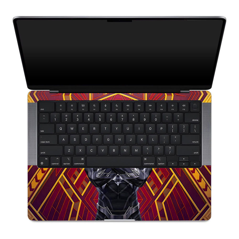 Wakanda Royal Power MacBook Pro 14 M1, M2, M3, M4 2021-2024 3D Laptop Skin