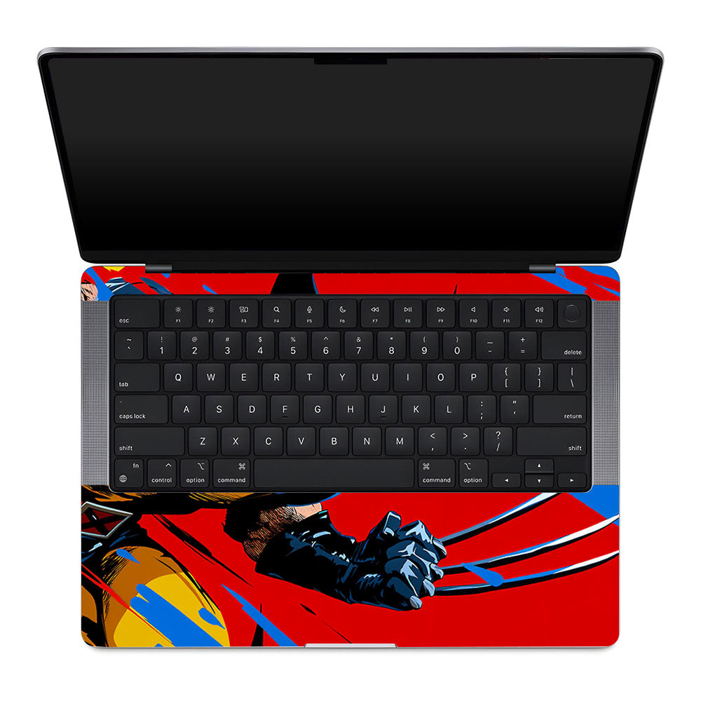 Adamantium Rage MacBook Pro 14 M1, M2, M3, M4 2021-2024 Laptop Skin