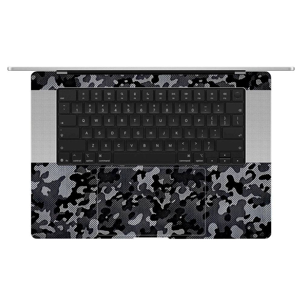 Stealth Grey Camo MacBook Pro 16 M5 Pro/Max 2026 Laptop Skin