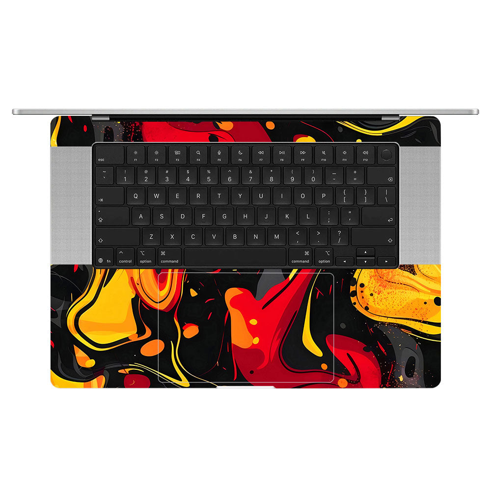 Lava Burst MacBook Pro 16 M5 Pro/Max 2026 Laptop Skin