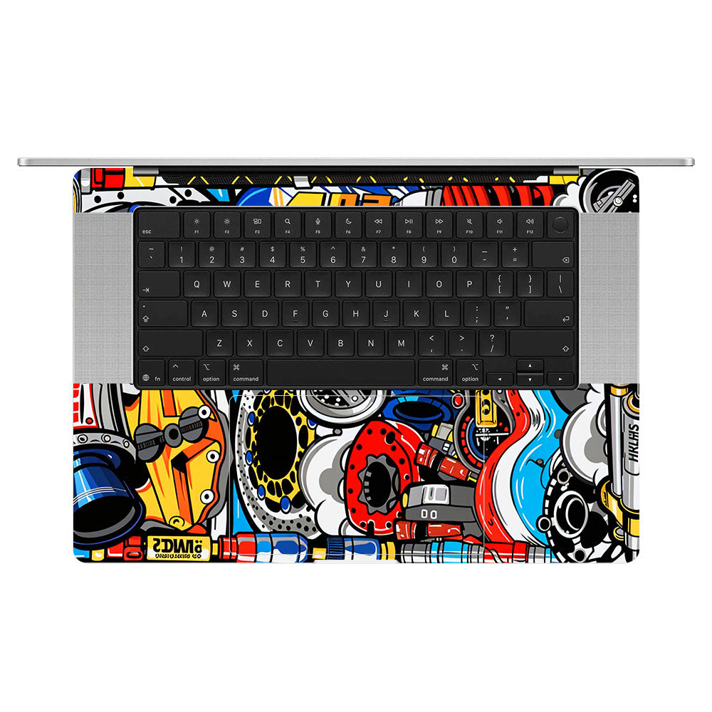 Mechanical Chaos MacBook Pro 16 M5 Pro/Max 2026 Laptop Skin